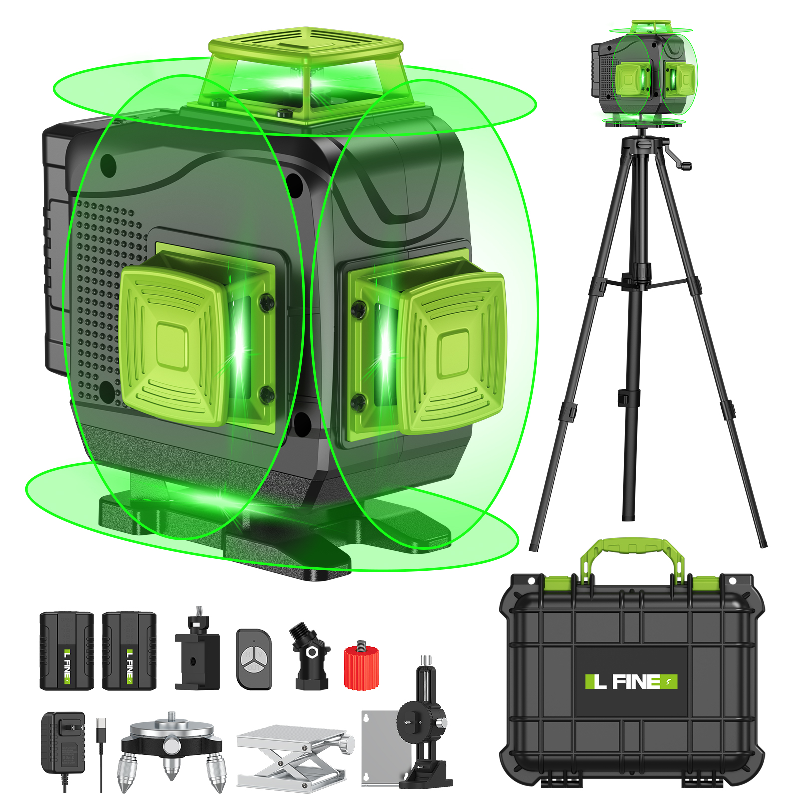 Laser Level Rotary - CHISHIB 4D 16 Lines Professional Laser