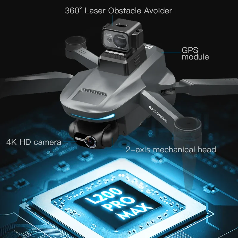 L200 PRO MAX Drone 4K 2-Axis P - Laser Level Rotary recensione e prezzo