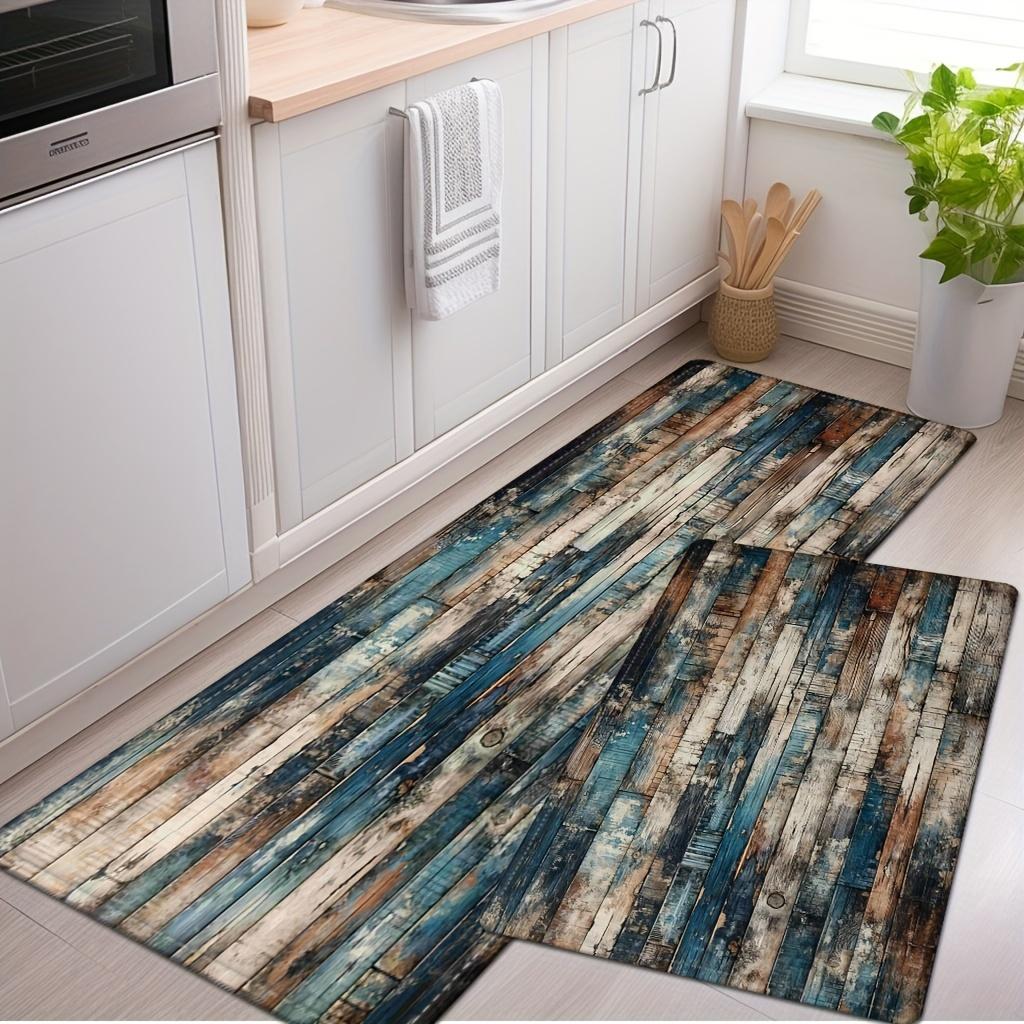 Vintage Wood Print Kitchen Rug - Heavy Equipment Grinder recensione e prezzo