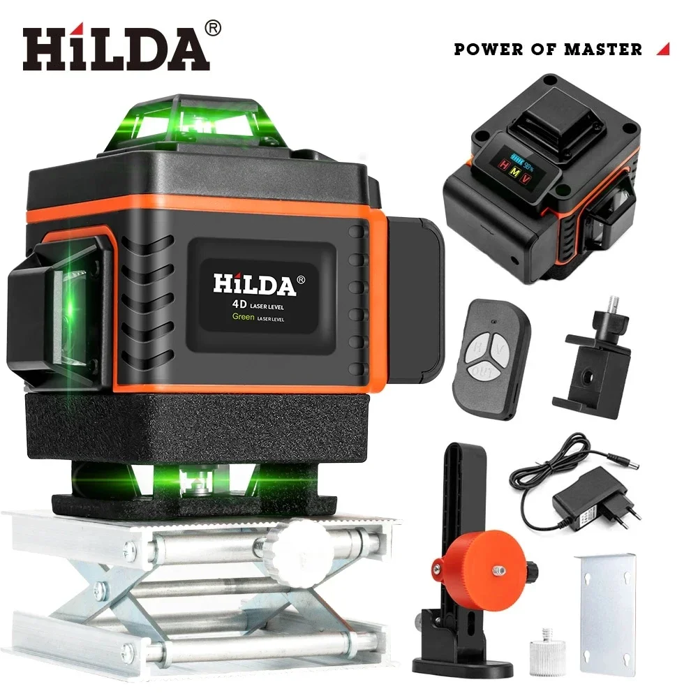 HILDA 16/12Lines 4D Laser Leve - Laser Level Rotary recensione e prezzo