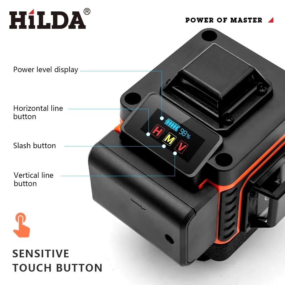 HILDA 16/12Lines 4D Laser Leve - Laser Level Rotary recensione e prezzo