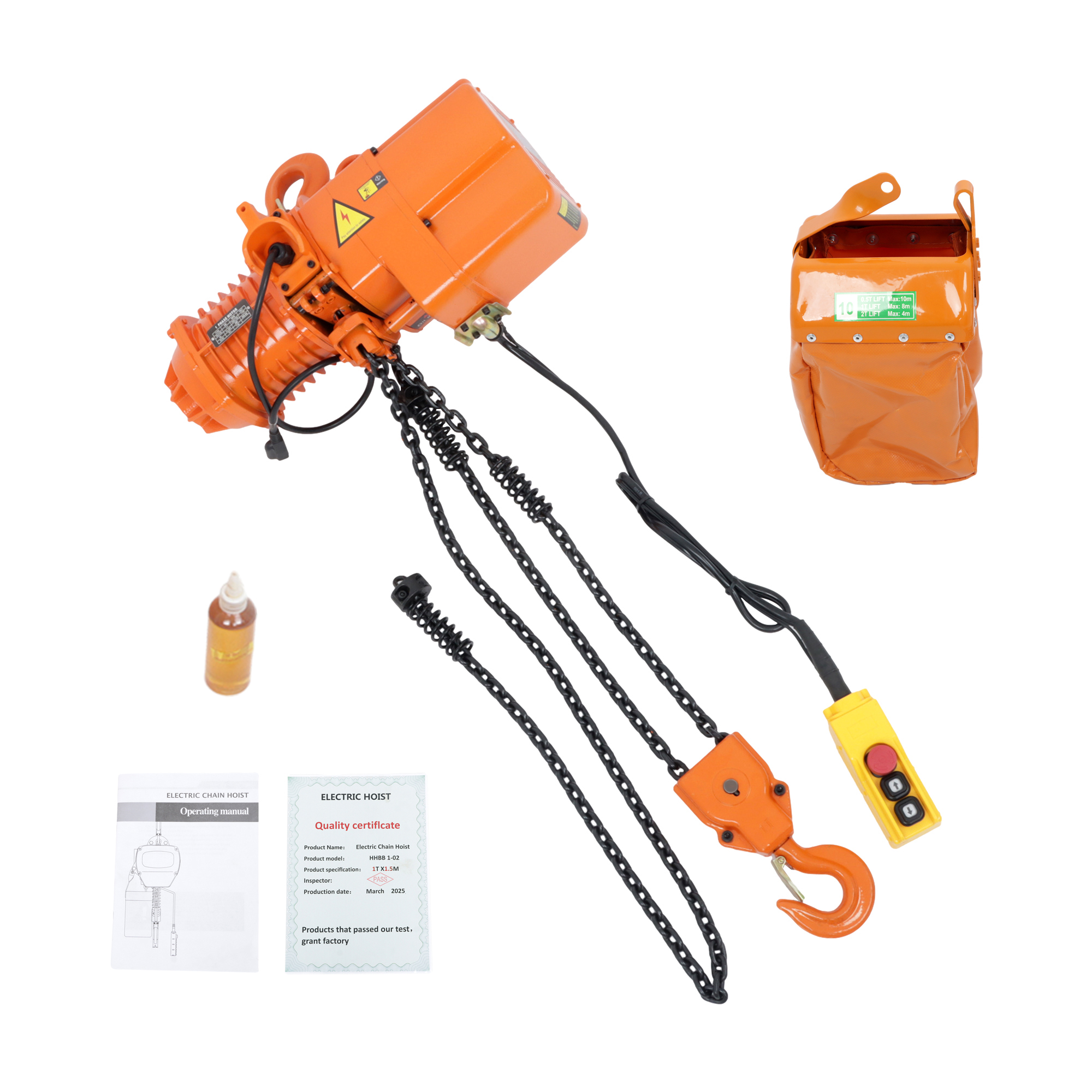 2200Lbs Electric Chain Hoist,  - Electric Chain Hoist recensione e prezzo