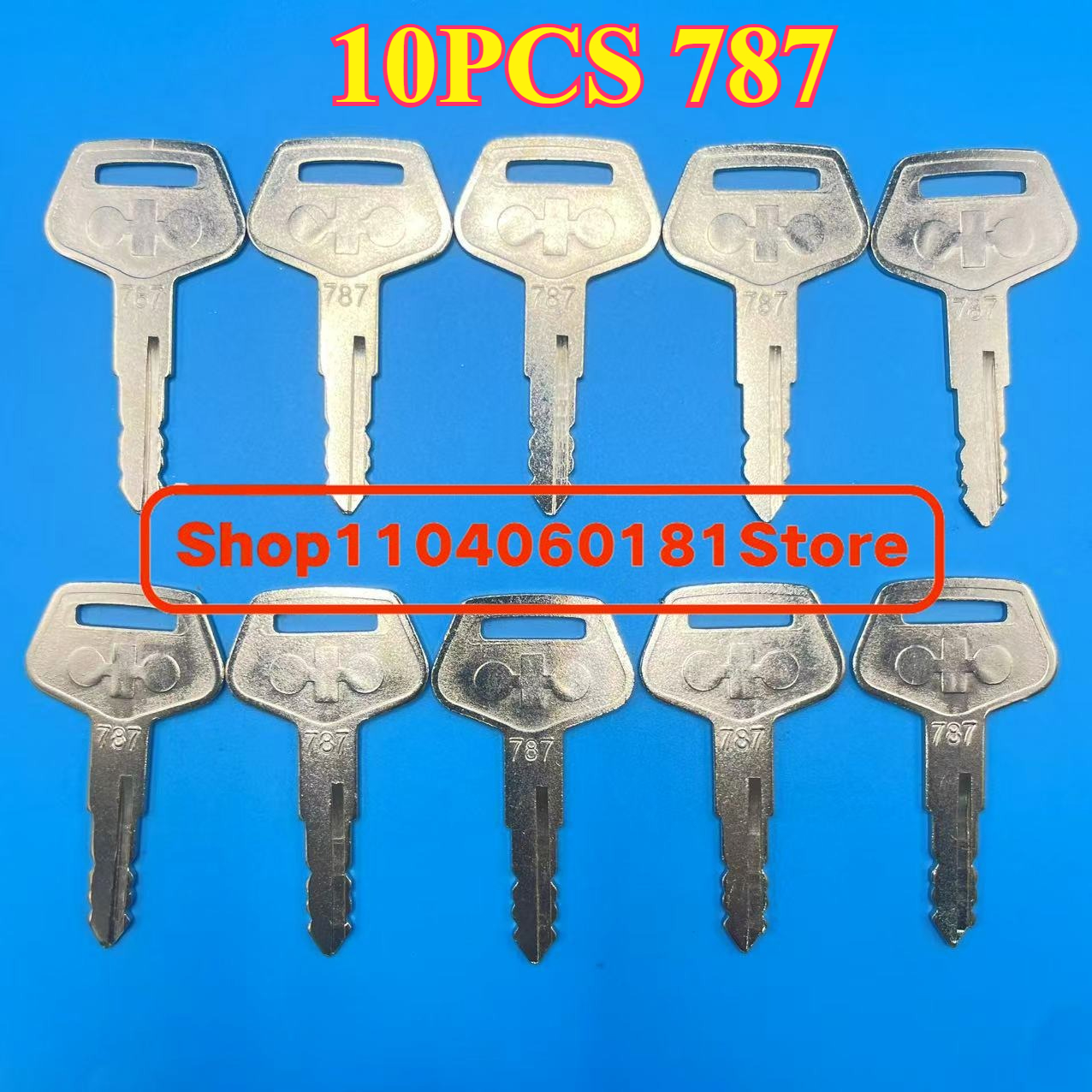 10 Pcs #787 KEYS TR2611434 Fit - Heavy Equipment Komatsu recensione e prezzo