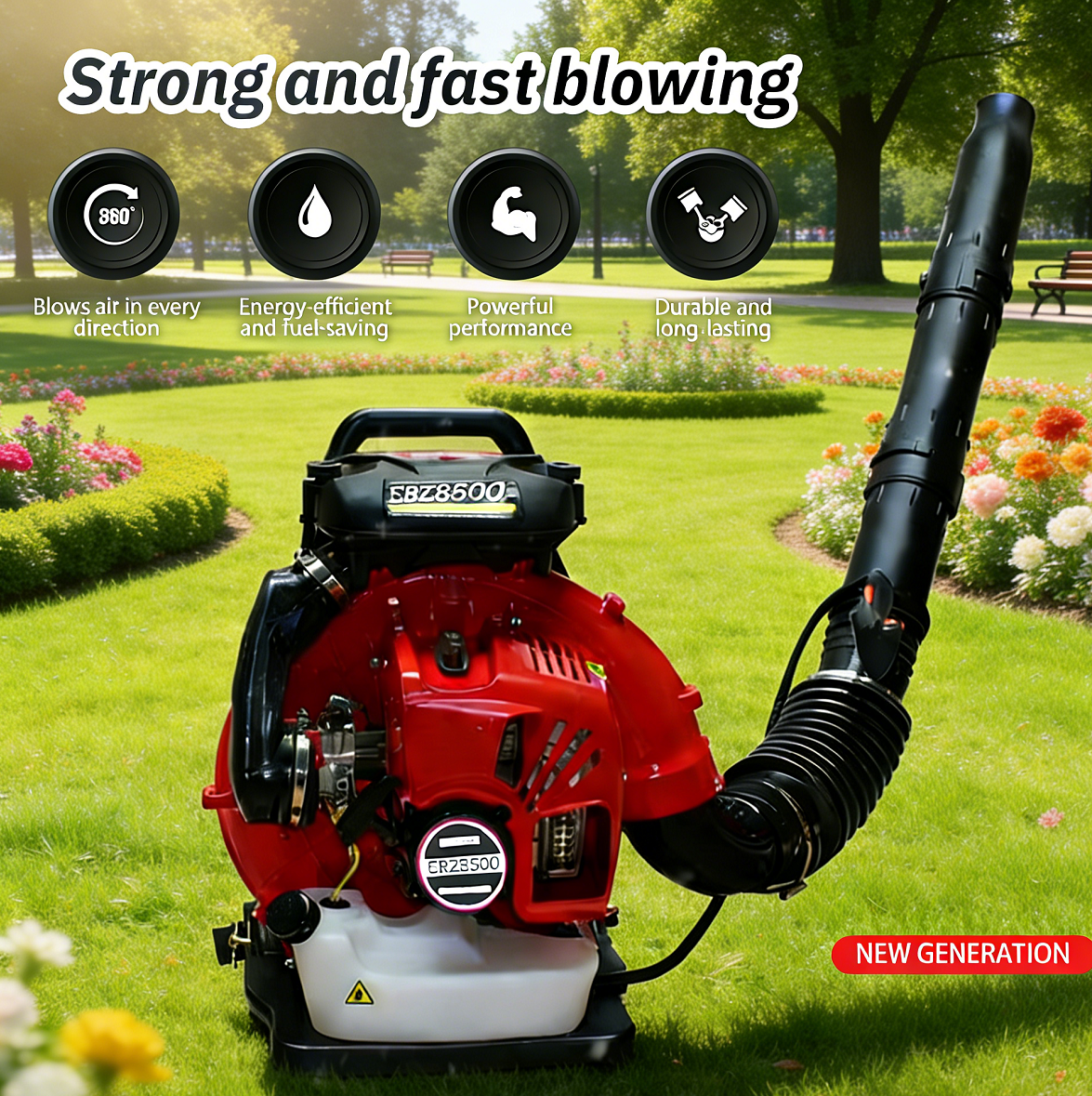 Heavy Duty Petrol Leaf Blower  - Heavy Equipment Yard recensione e prezzo