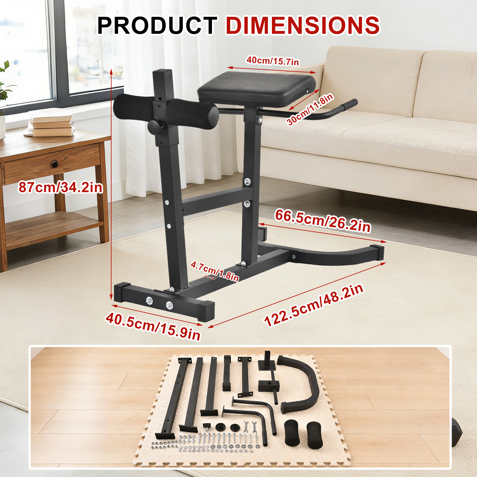 Heavy Duty Roman Chair Hyperex - Heavy Equipment Gym recensione e prezzo