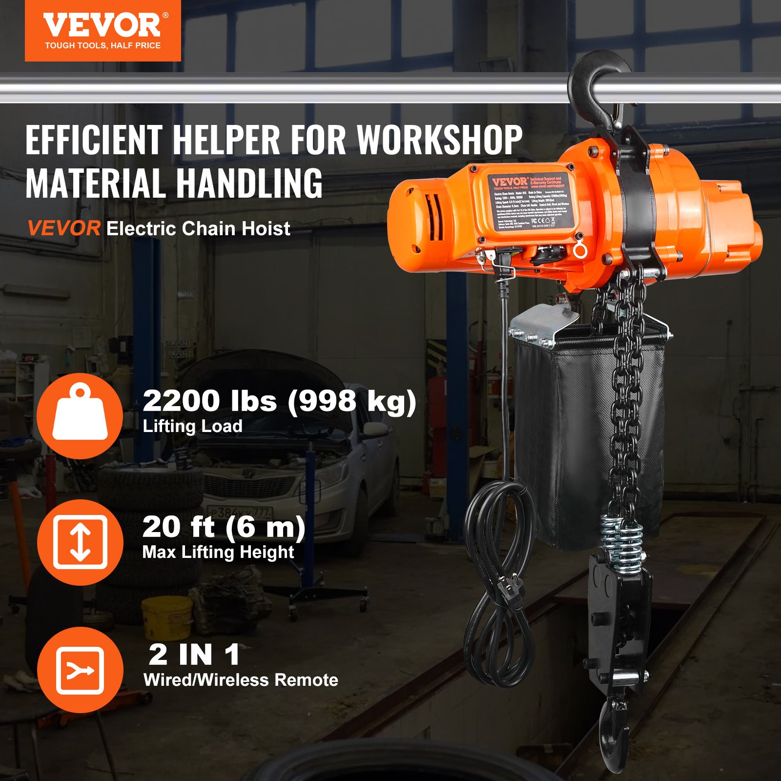 Electric Chain Hoist Single Ph - Electric Chain Hoist recensione e prezzo
