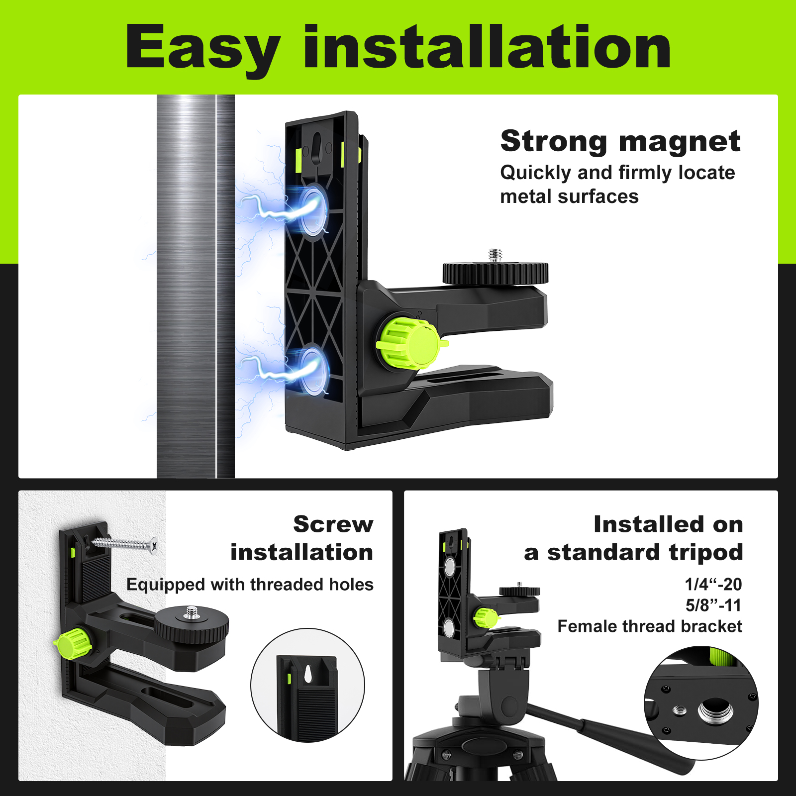L-Shape Magnetic Bracket Base  - Laser Level Rotary recensione e prezzo