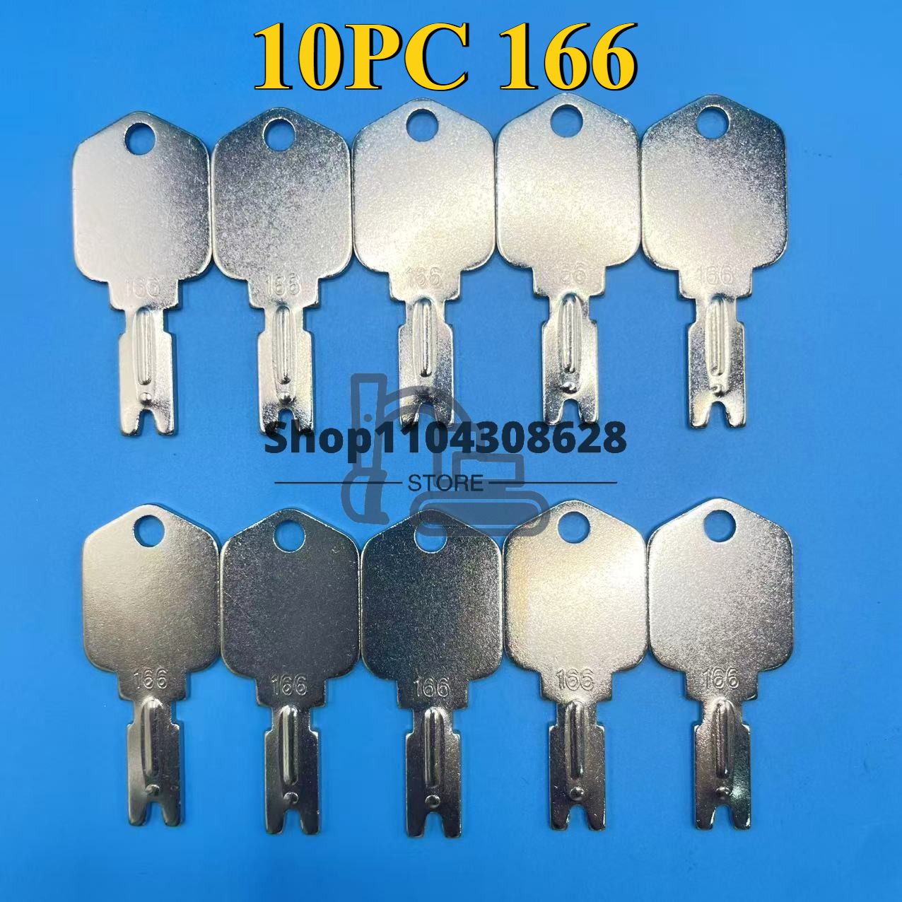 10PCS 166 Ignition Keys Forkli - Heavy Equipment Forklift recensione e prezzo