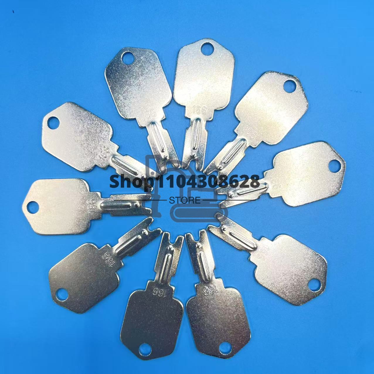 10PCS 166 Ignition Keys Forkli - Heavy Equipment Forklift recensione e prezzo