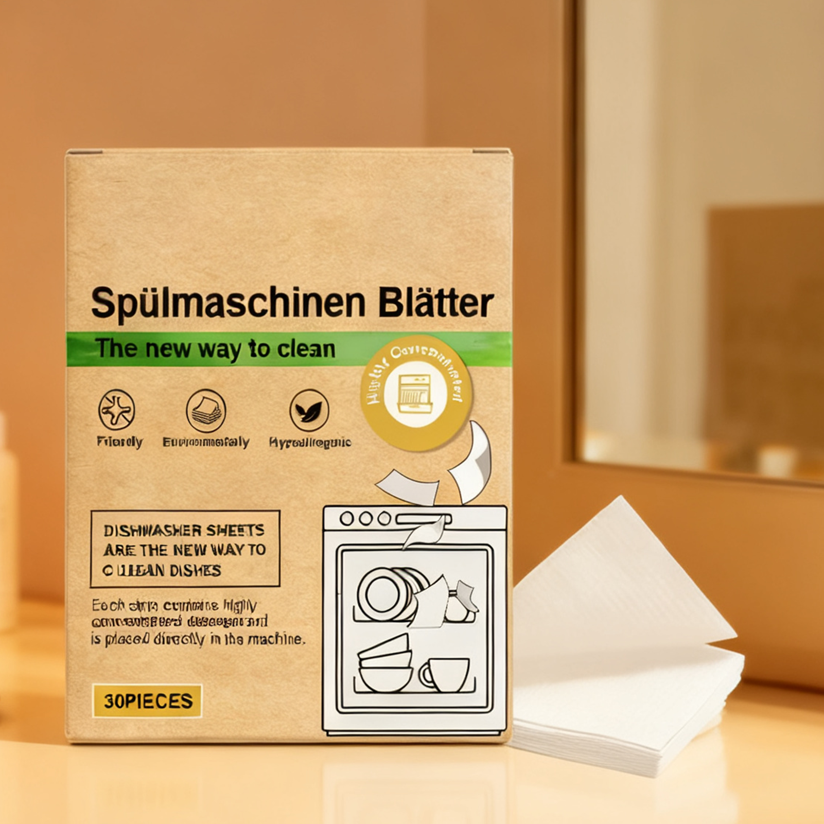 Dishwasher Cleaner Tablets, 30 - Heavy Equipment Grinder recensione e prezzo