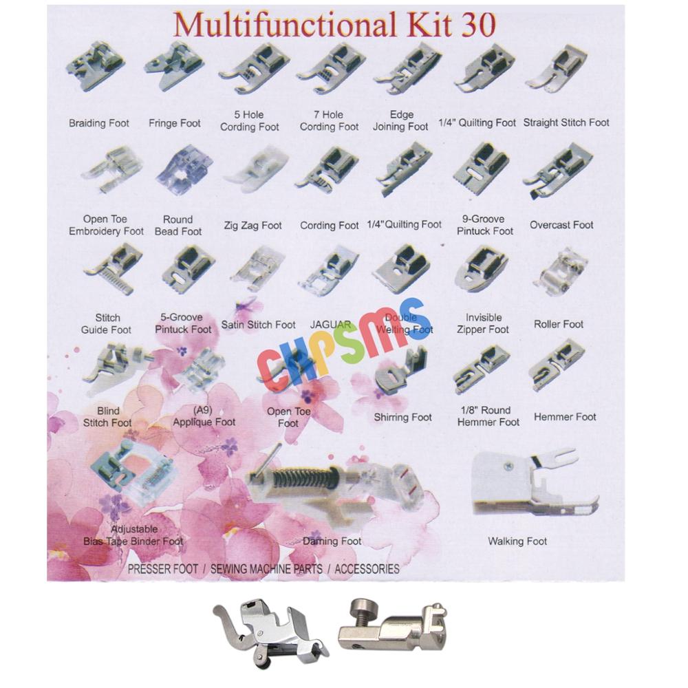 PRESSER FOOT SET (IN TOTAL 32  - Heavy Equipment Parts recensione e prezzo