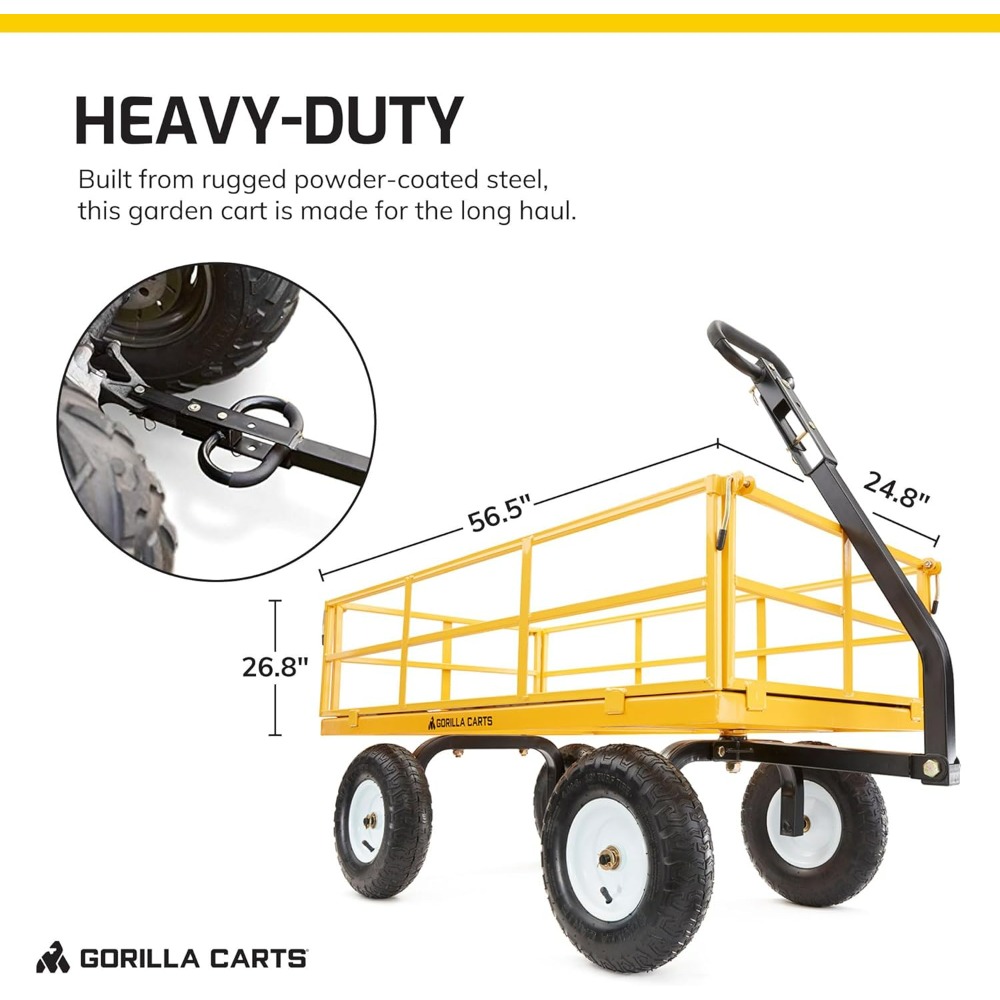 Heavy Duty Utility Cart, All T - Heavy Equipment Yard recensione e prezzo