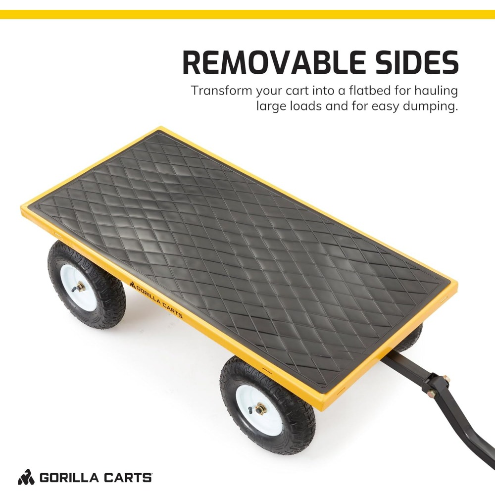 Heavy Duty Utility Cart, All T - Heavy Equipment Yard recensione e prezzo