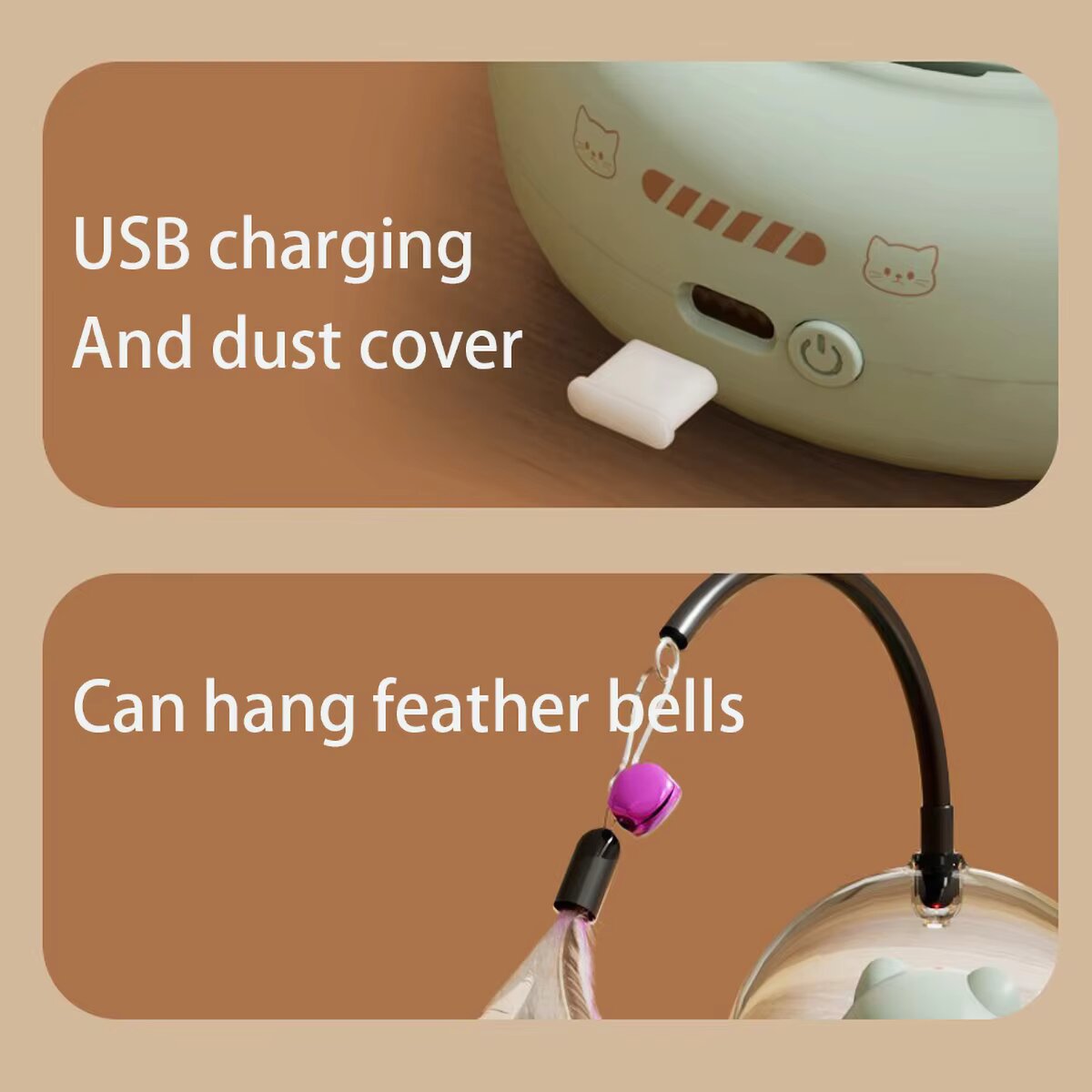 Interactive Cat Toy with Feath - Laser Level Rotary recensione e prezzo