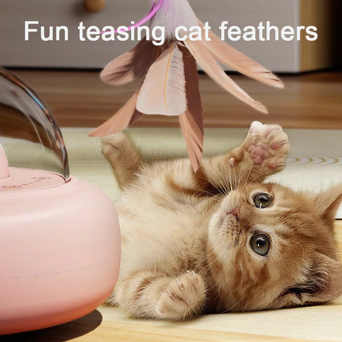 Interactive Cat Toy with Feath - Laser Level Rotary recensione e prezzo