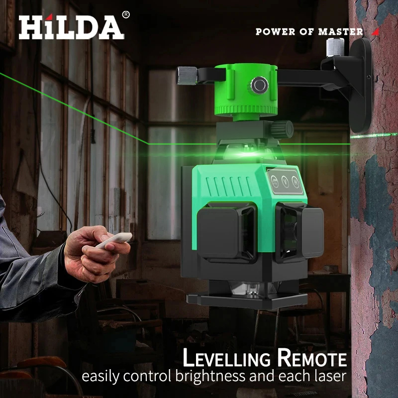 HILDA 12/16 Lines Green Laser  - Laser Level Rotary recensione e prezzo
