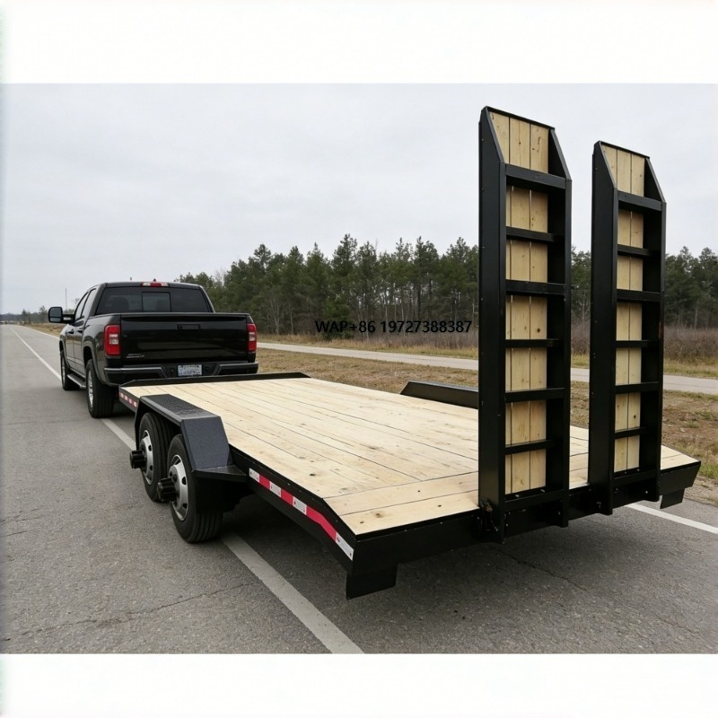 Tandem Axle Wood Deck Equipmen - Heavy Equipment Hauling recensione e prezzo