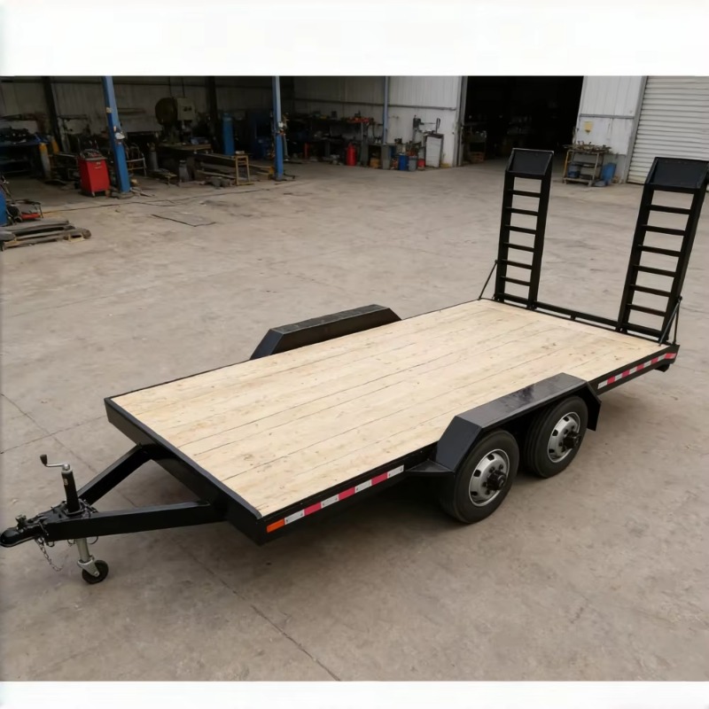 Tandem Axle Wood Deck Equipmen - Heavy Equipment Hauling recensione e prezzo