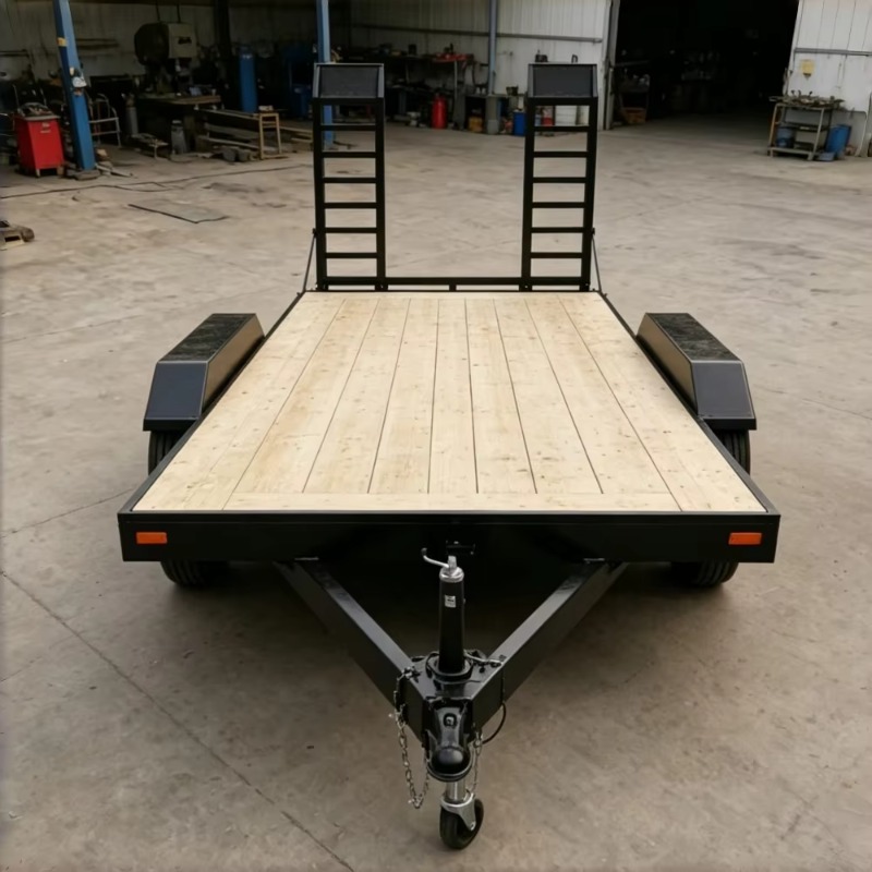Tandem Axle Wood Deck Equipmen - Heavy Equipment Hauling recensione e prezzo