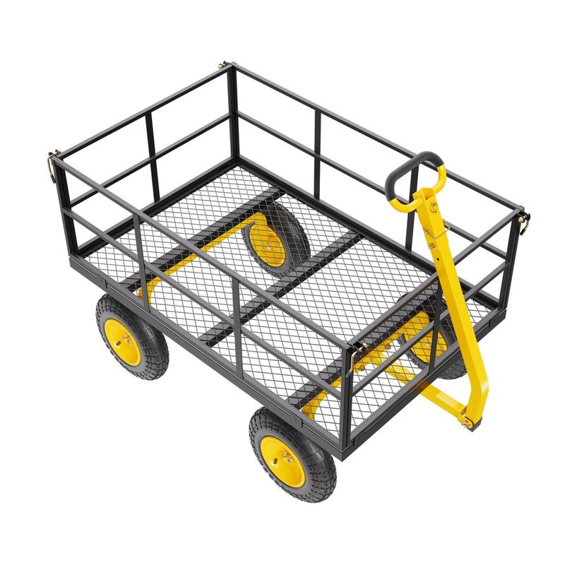 Steel Garden Cart 1400 Lbs For - Heavy Equipment Yard recensione e prezzo