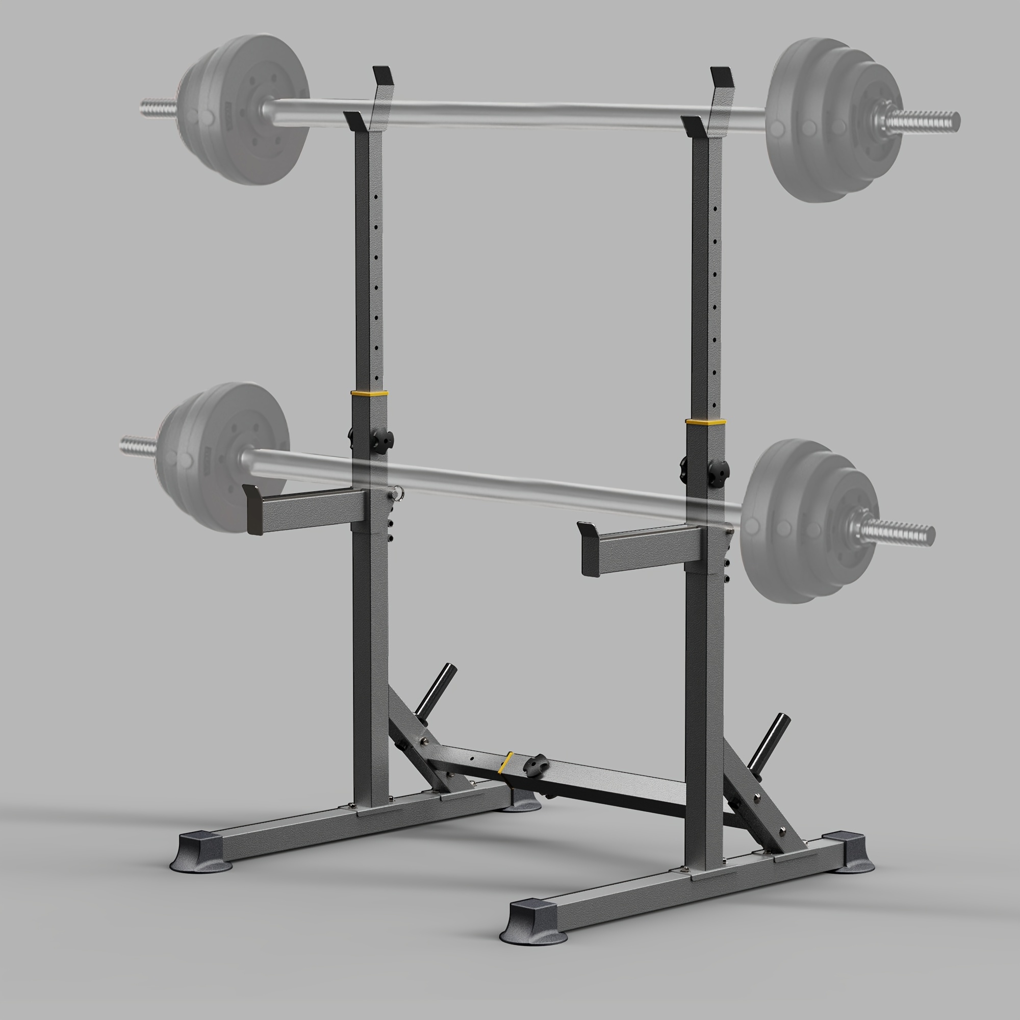 1 Squat Stand With Barbell Wei - Heavy Equipment Gym recensione e prezzo