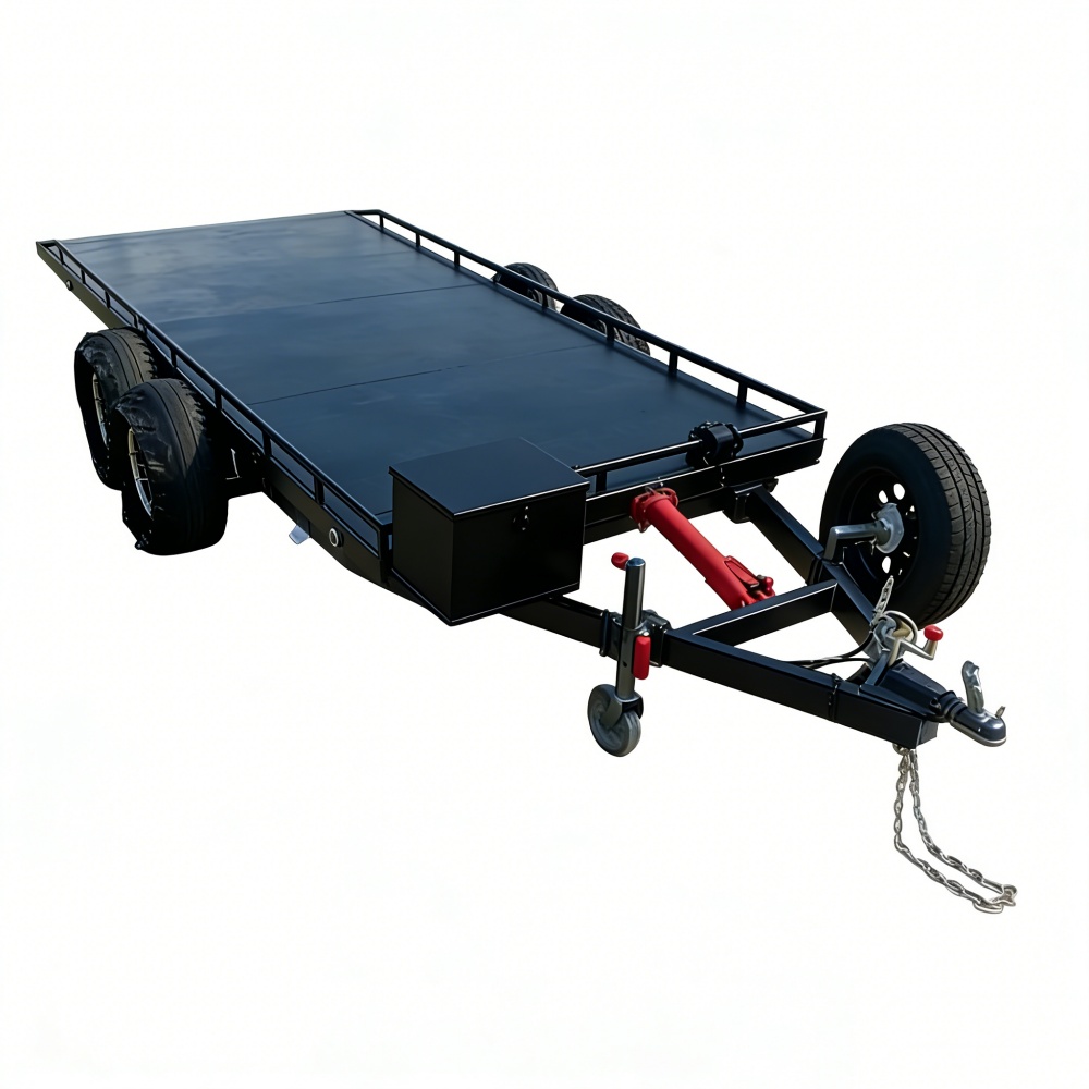 Heavy-Duty Double Axle Steel C - Heavy Equipment Haulers recensione e prezzo