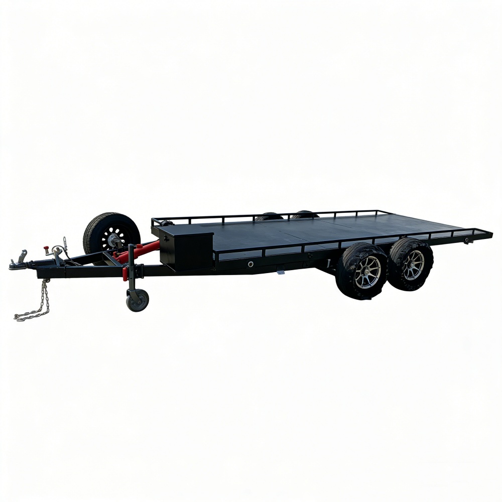 Heavy-Duty Double Axle Steel C - Heavy Equipment Haulers recensione e prezzo