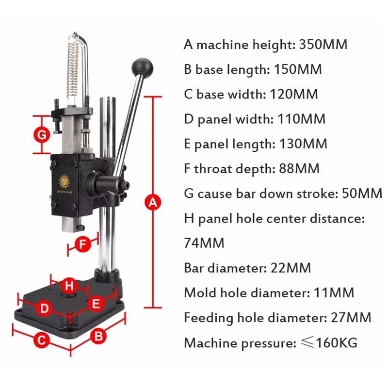 Heavy Duty Manual Press Machin - Heavy Equipment Grinder recensione e prezzo