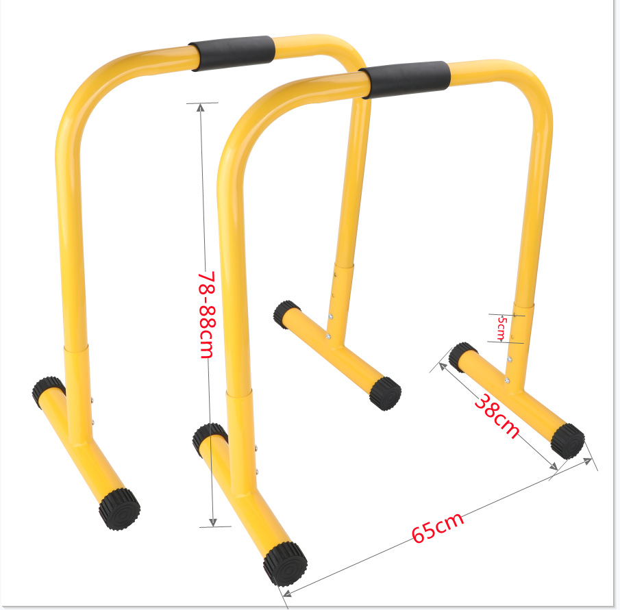 Steel Parallel Bar, 65x38x78cm - Heavy Equipment Gym recensione e prezzo
